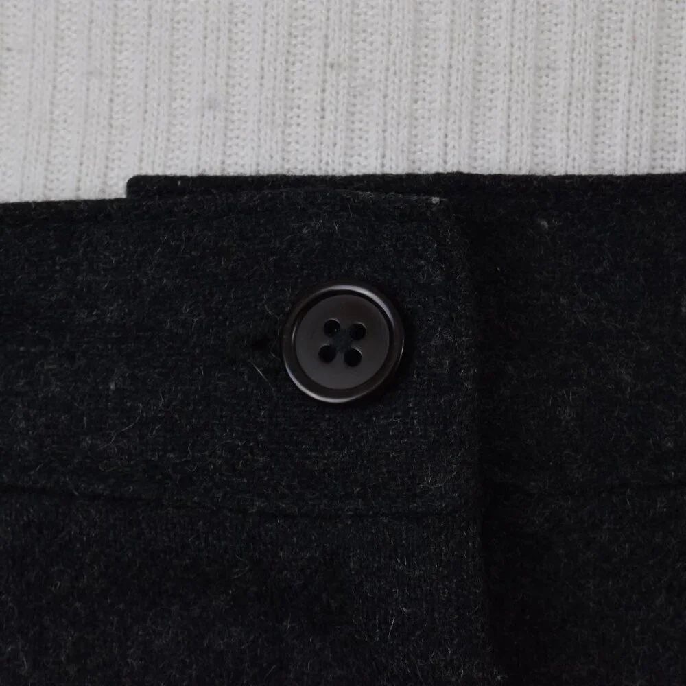 Vintage 90s Wool/Nylon Pleated Lined Trousers‎ size 8P Petite | 28-waist